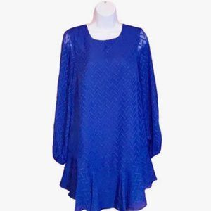 Bcbg maxazria blue sapphire dress NWT size M